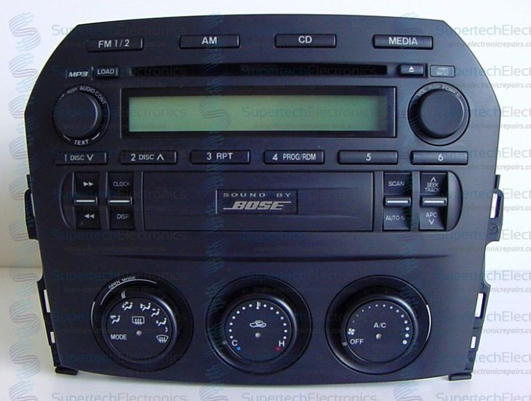 Mazda car stereo repairs Supertech Electronics