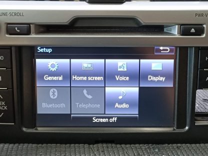 Toyota Prado Stereo Bluetooth Greyed Out